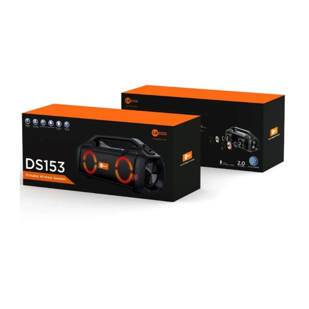 Parlante Portátil Lecoo DS153 Bluetooth Iluminación Lenovo