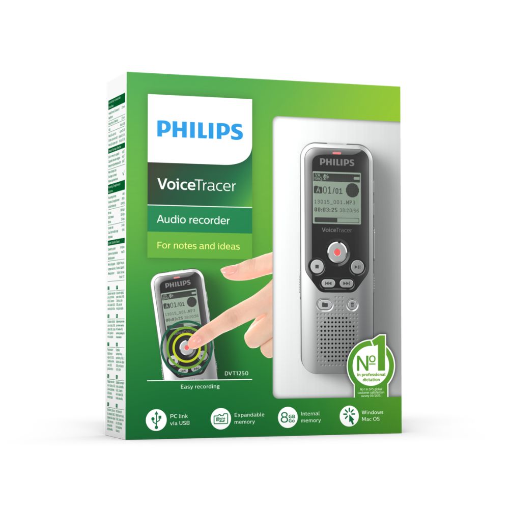 Grabadora de audio Philips DVT1250
