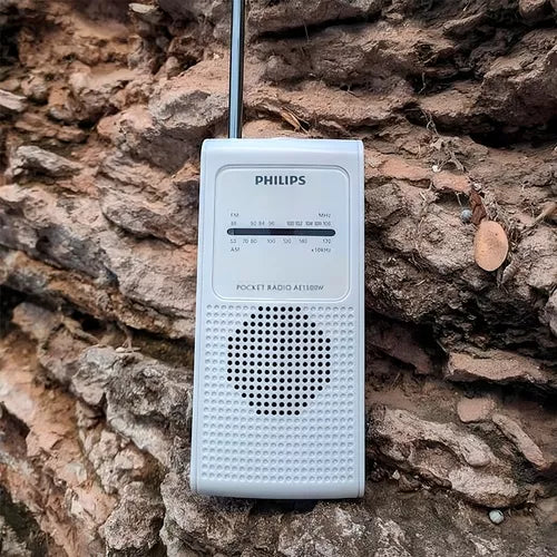Radio AM/FM portátil Philips AE1500 Blanco