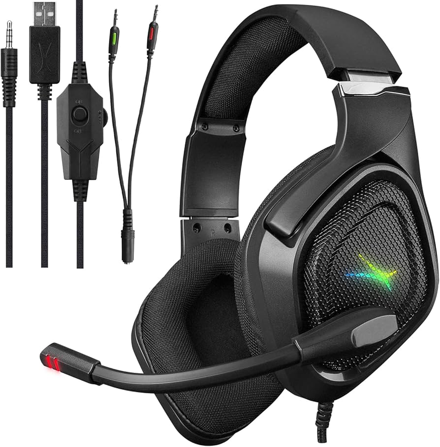 Audífonos Altec Lansing ALGH9604 35MM RGB Blacklight
