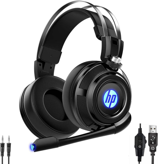 Audifonos HP GAMER H200 con extra BAJO - Negro