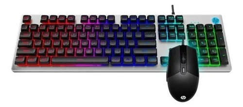 Combo Teclado Y Mouse Kit Gaming Hp Km300f Para Pc Membrana