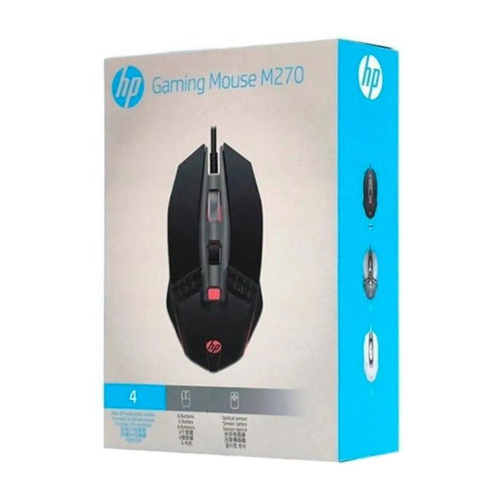 Mouse HP gaming M270 Retroiluminado RGB