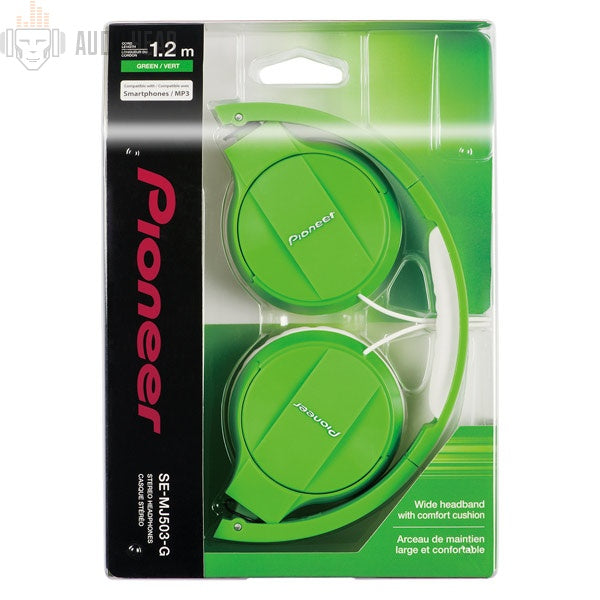 Audifonos Pioneer SE-MJ503, Cable 1.2m - Verde