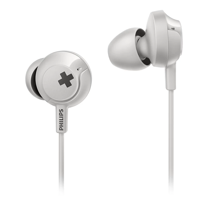 Audífono Philips In Ear SHE4305 con Micrófono Blanco