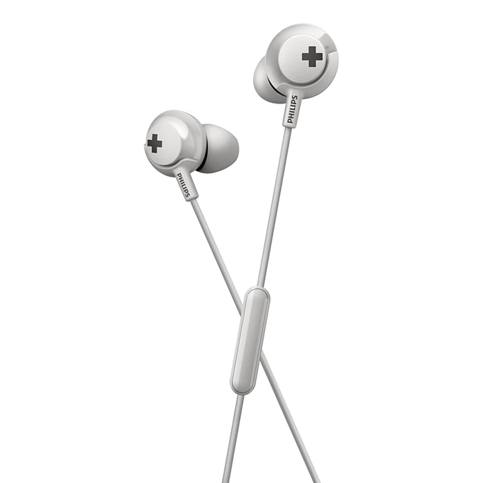 Audífono Philips In Ear SHE4305 con Micrófono Blanco