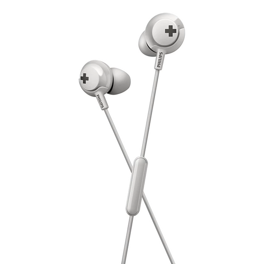 Audífono Philips In Ear SHE4305 con Micrófono Blanco