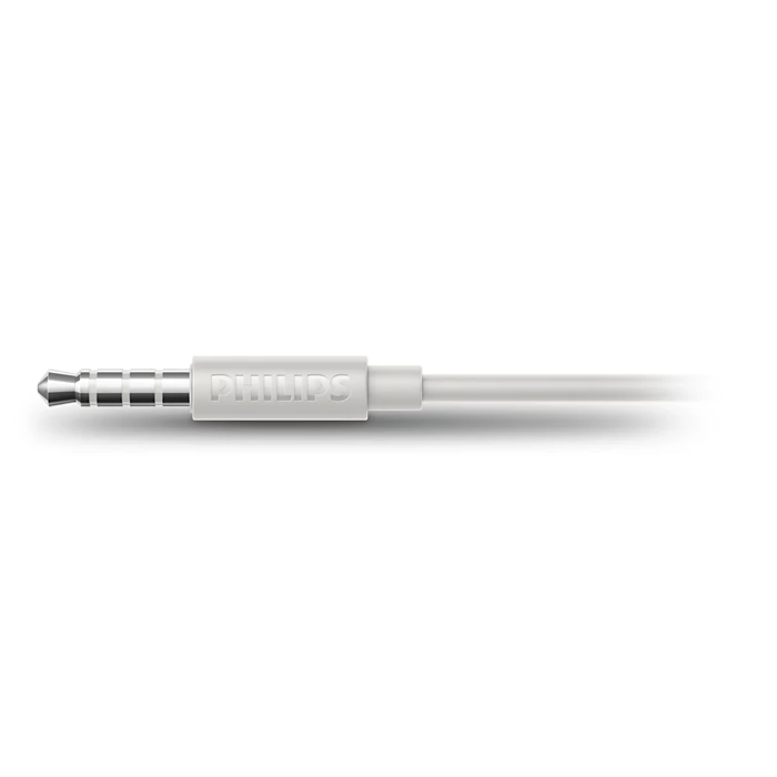 Audífono Philips In Ear SHE4305 con Micrófono Blanco