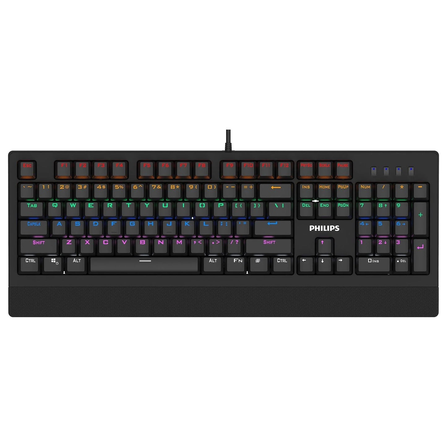 Teclado Mecanico Philips Gamer usb spk8403