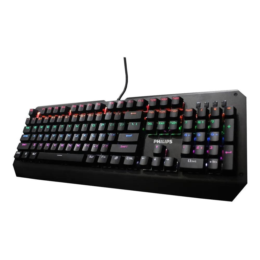 Teclado mecanico gamer usb PHILIPS spk8413