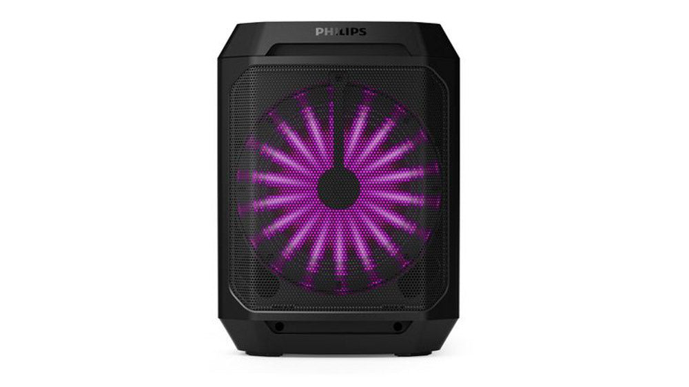 Parlante Philips TAX2208 30W Torre bluetooth karaoke Color Negro