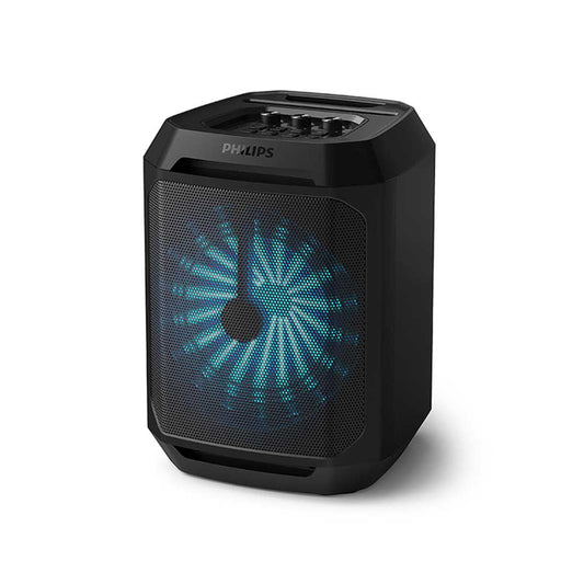 Parlante Philips TAX2208 30W Torre bluetooth karaoke Color Negro