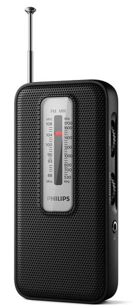 Radio Portátil Am/fm Philips Tar1506/37 a bateria Color negro