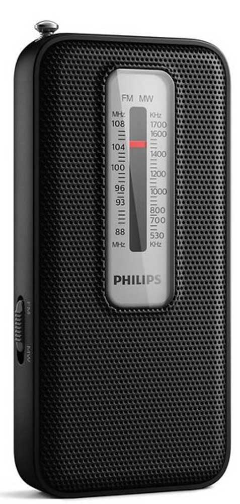 Radio Portátil Am/fm Philips Tar1506/37 a bateria Color negro