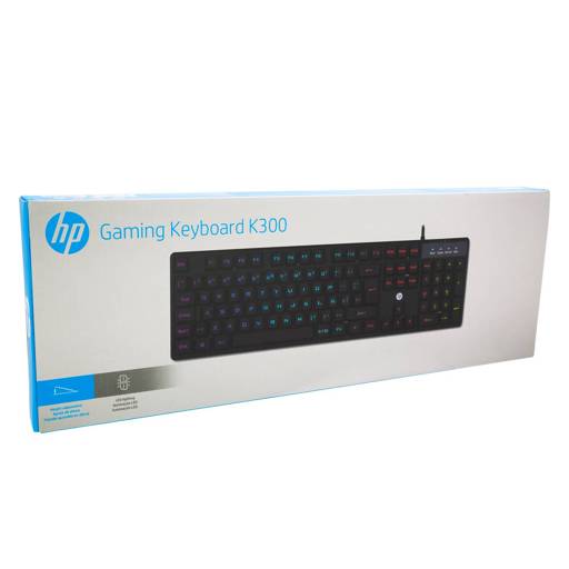 Teclado Gamer Retroiluminado Hp K300 Negro