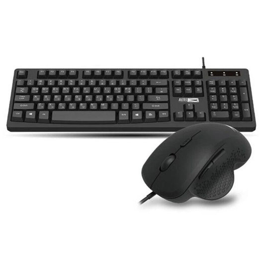 Combo Teclado y Mouse Alámbricos Altec ALBC6214 - Negro