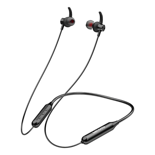 Audífonos Bluetooth Lenovo H201 Inalámbricos Deportivos - Negros