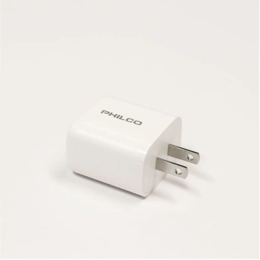 Cargador Dual 20W PHILCO FLP4320A -USB-C y USB-A