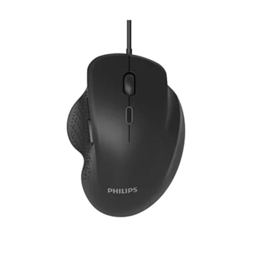 Mouse Alámbrico  Philips SPK7444 Negro