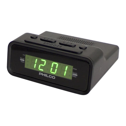 Radio Reloj Despertador Digital PHILCO 1006gr Negro