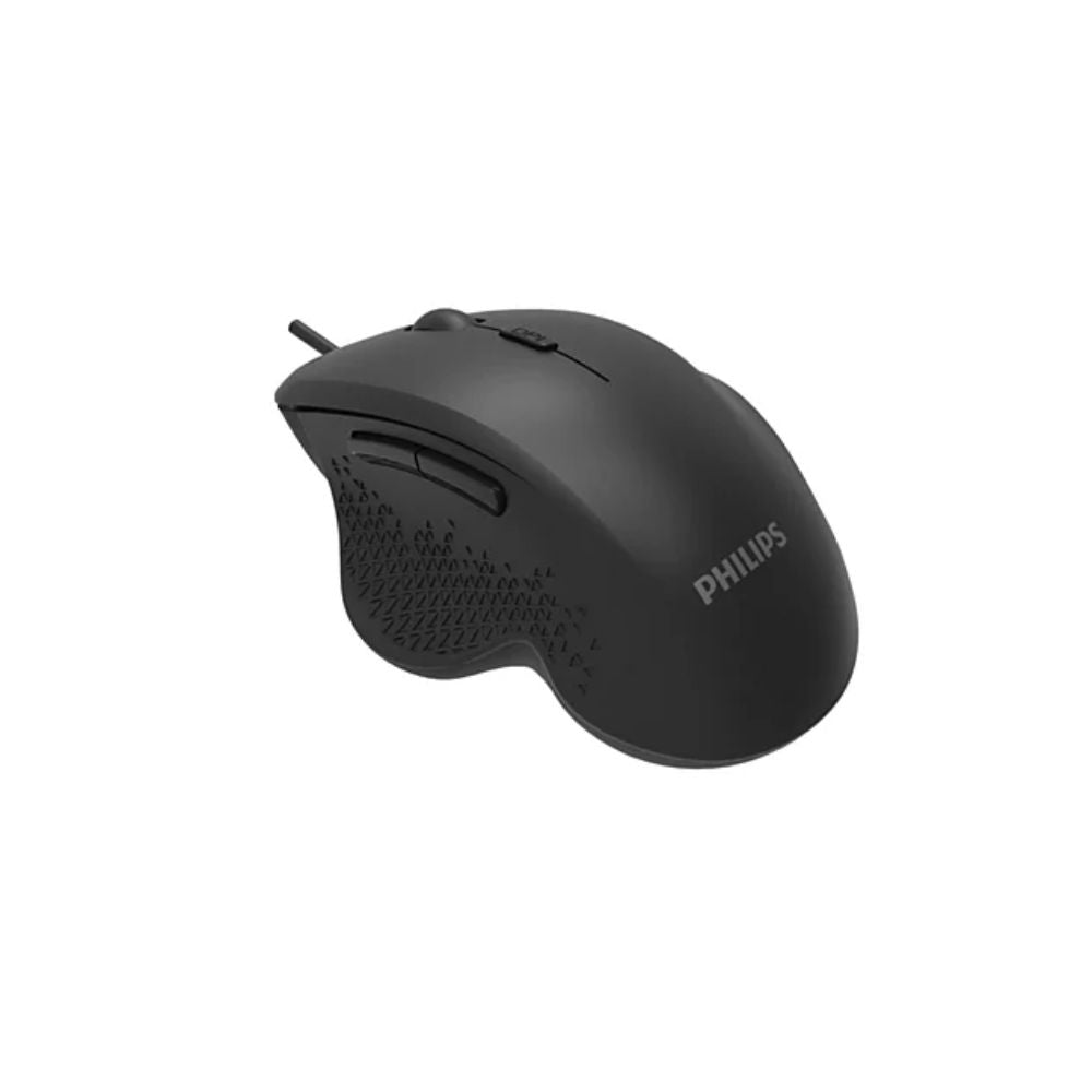Mouse Alámbrico  Philips SPK7444 Negro