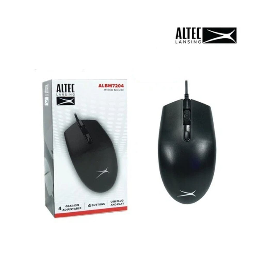 Mouse Alámbrico Altec Lansing ALBM7204 DPI 4 Botones.