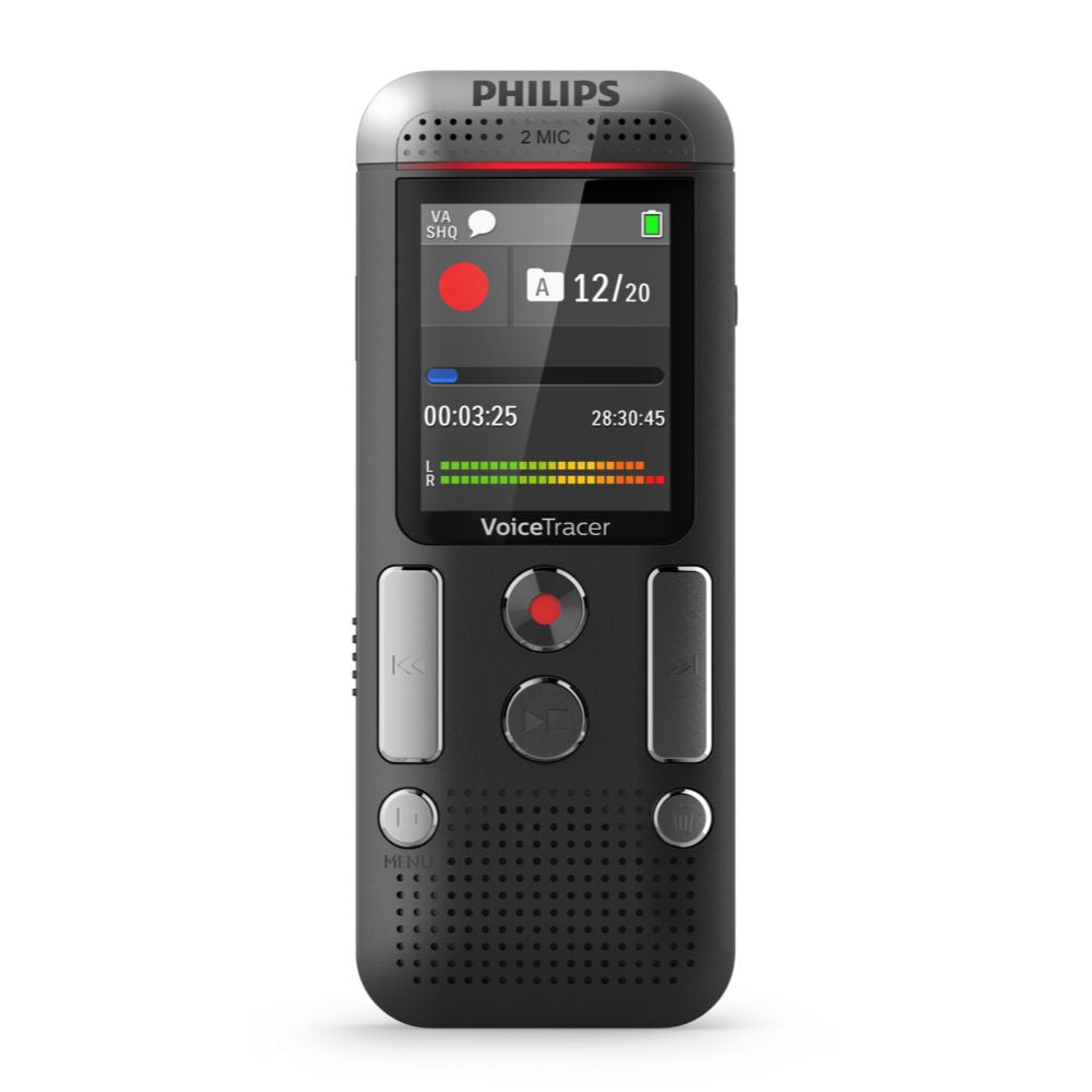 Grabadora de audio Philips DVT2510 - 2 micrófonos