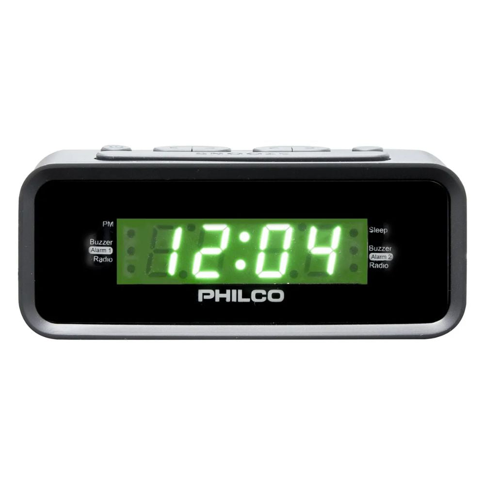 Radio Reloj Despertador Digital PHILCO 1006gr Negro