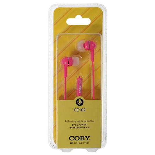 Audífonos COBY CE102 Con Micrófono Y Bajos Potentes
