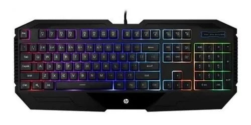 Teclado de membrana  HP GAMER K130 RGB