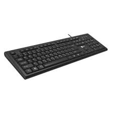 Teclado Alámbrico LECOO kb101  color negro