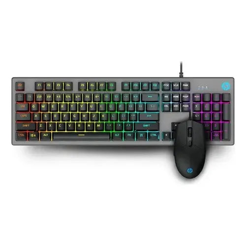 Combo Teclado Y Mouse Kit Gaming Hp Km300f Para Pc Membrana