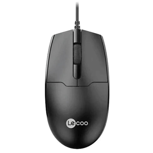 Mouse Alámbrico Lenovo Lecoo Ms101 Negro