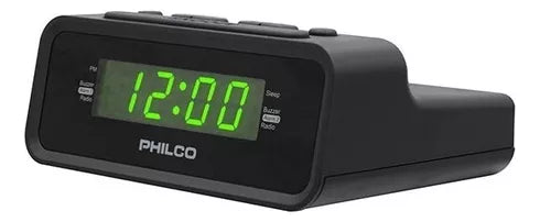 Radio Reloj Despertador Digital PHILCO 1006gr Negro