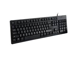 Teclado Philips Alámbrico  SPK6214 Color: Negro