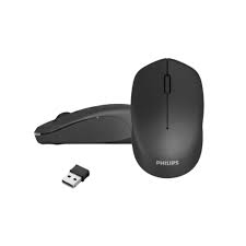 Mouse Inalámbrico Philips SPK7404 Negro