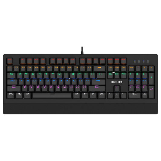 Teclado Mecanico  Philips Gamer usb spk8403