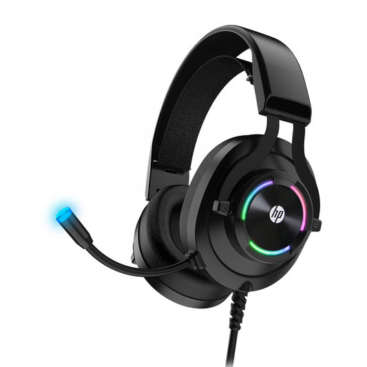 Audifonos GAMER HP H360 con iluminación RGB - Negro